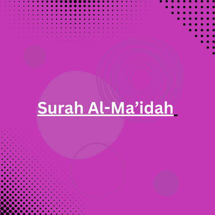 Surah Al-Ma’i PDF Download Read Online