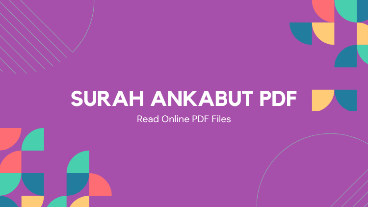 Surah Ankabut PDF - Download and Read the Chapter of the Spider