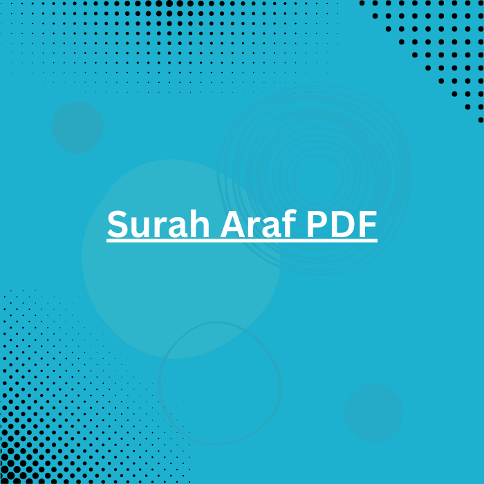 Surah Araf PDF Download Read Online
