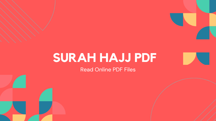 Surah Hajj PDF - Download and Explore the Benefits