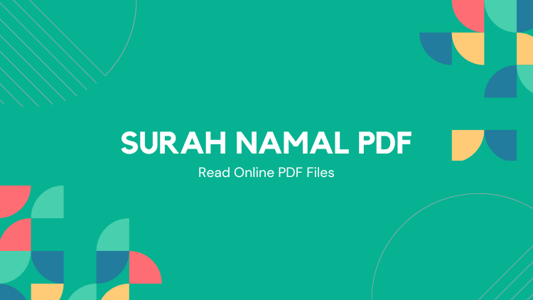 Surah Namal PDF - Download and Read Online