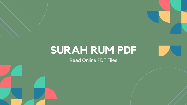 Surah Rum PDF - Download and Read Surah Rum from Our Site