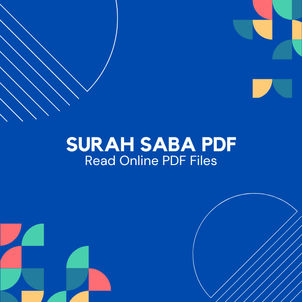 Surah Saba PDF (Download and Read Online)