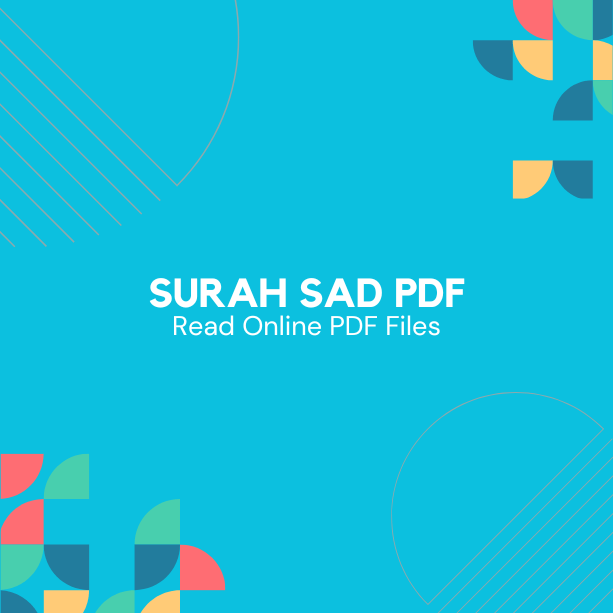 Surah Sad PDF - Download and Read Online Now