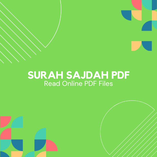 Surah Sajdah PDF - Download and Read Online Now