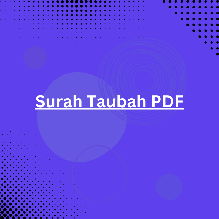 Surah Taubah PDF Download & Read Online