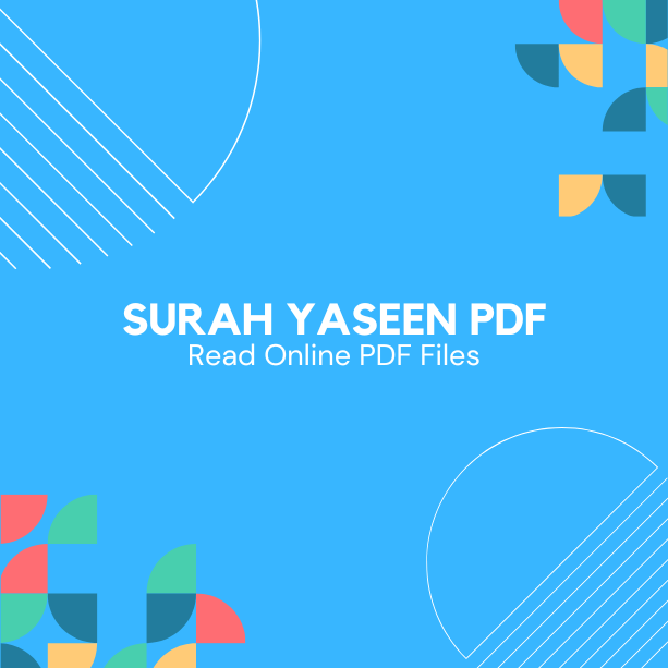 Surah Yaseen PDF (Download and Read Online)