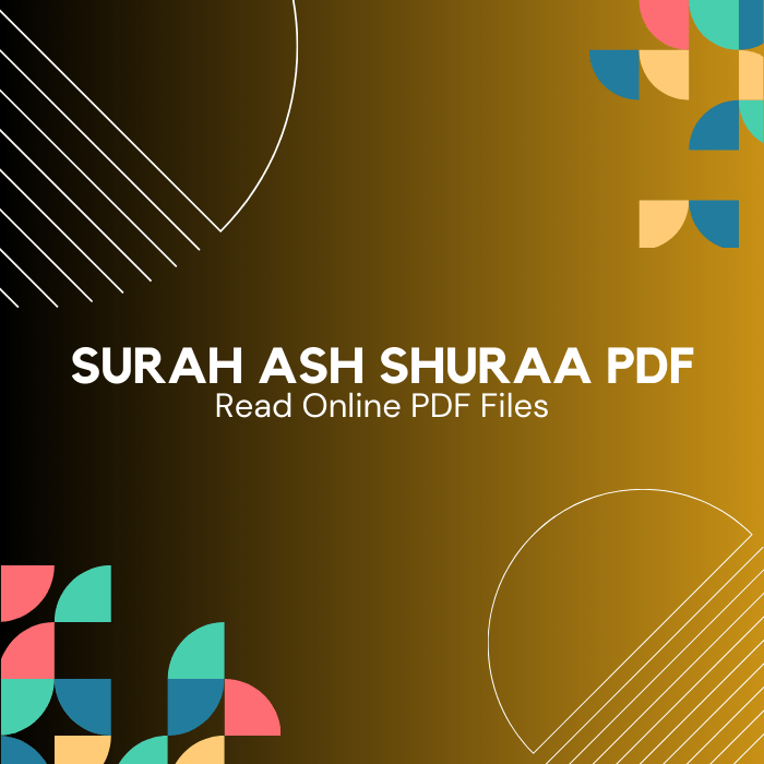 Surah Ash Shuraa PDF (Download and Read Online)