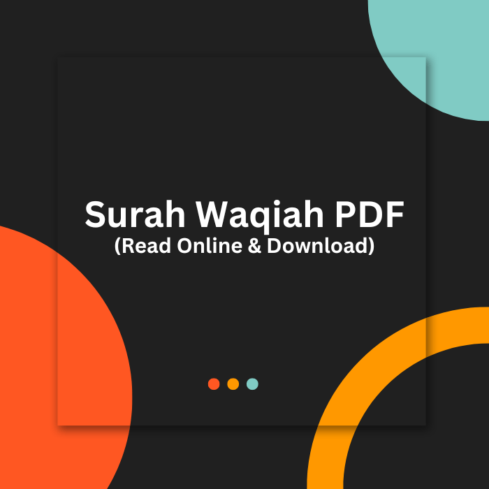 Surah Waqiah PDF (Download and Read Online)