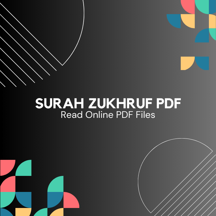 Surah Zukhruf PDF (Download and Read Online)