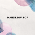 Manzil Dua PDF File Free Premium Instant Download