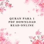 Quran Para 1 PDF File Free Premium Instant Download