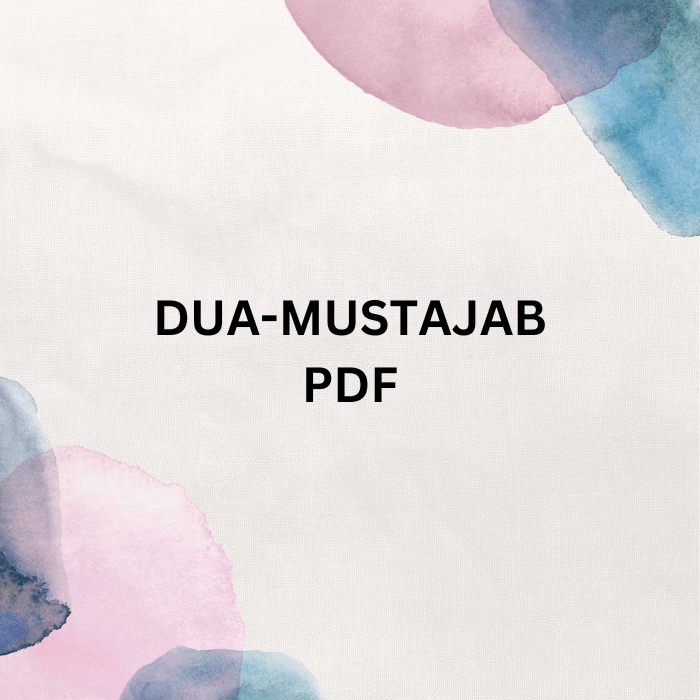 Dua Mustajab PDF File Free Download